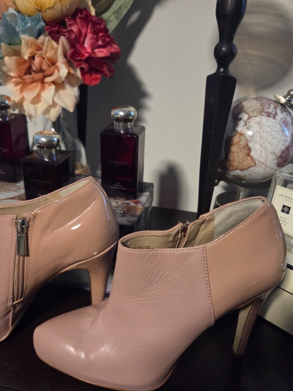 INC Blush Pink High‑Heel Booties • Sleek Modern Ankle Boots